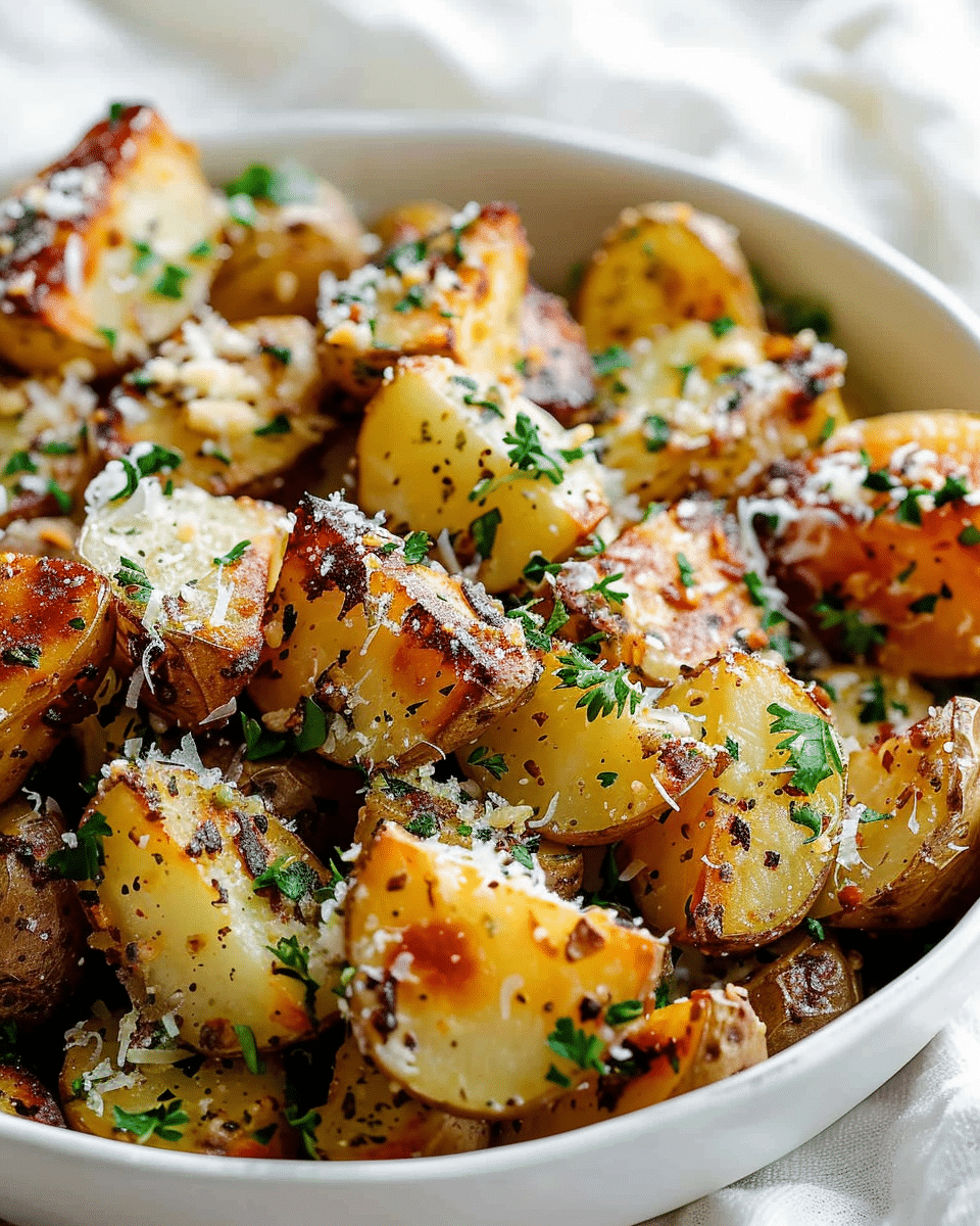 Garlic & Parmesan Roasted Red Potatoes