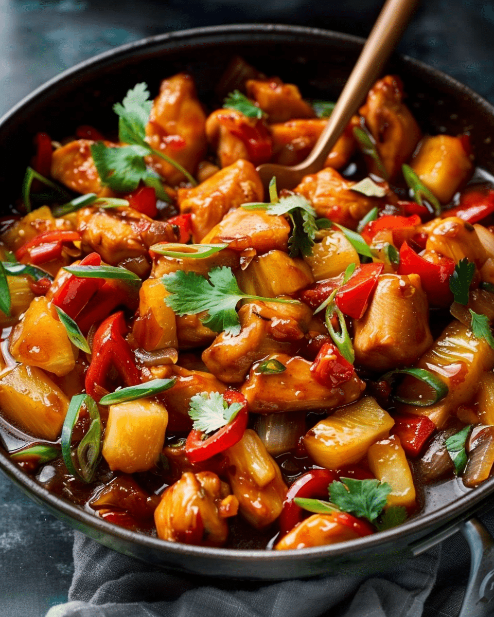 Sticky Pineapple Chicken