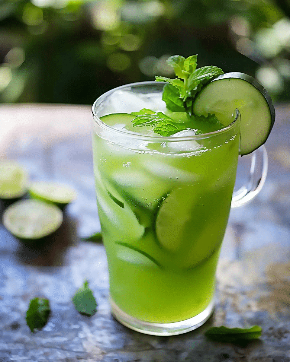 Cucumber Lime Mint Agua Fresca
