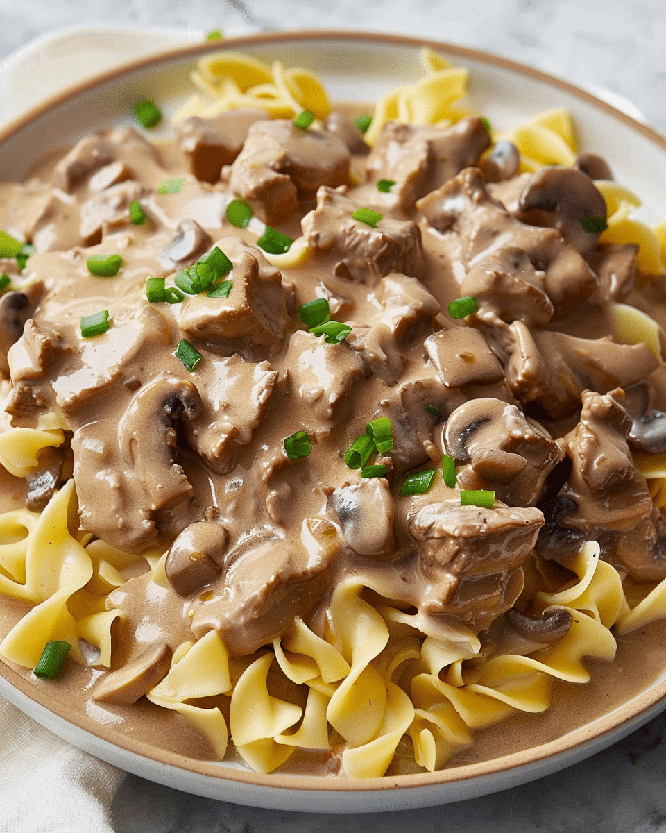 Beef Stroganoff