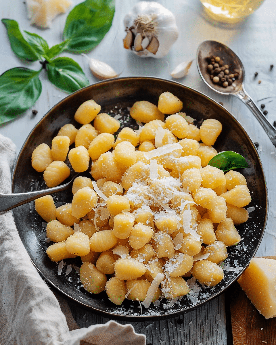 Garlic Parmesan Butter Gnocchi