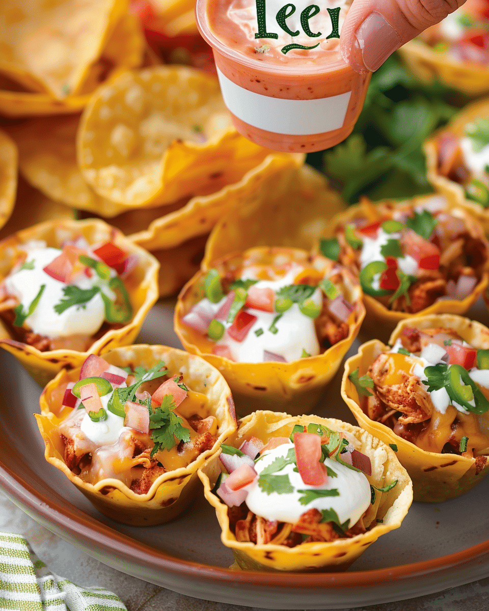 Chicken Taco Cups