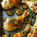 Baked Chicken Drumsticks with Garlic and Herbs