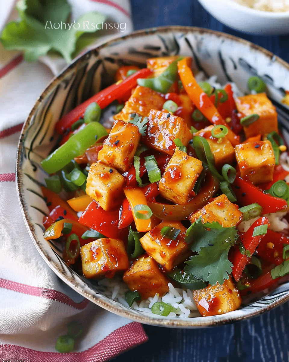 Sweet Chili Tofu and Vegetables