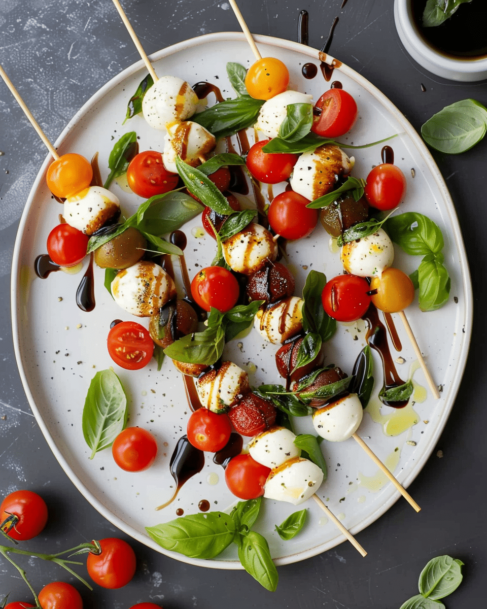Eazy Caprese Skewers