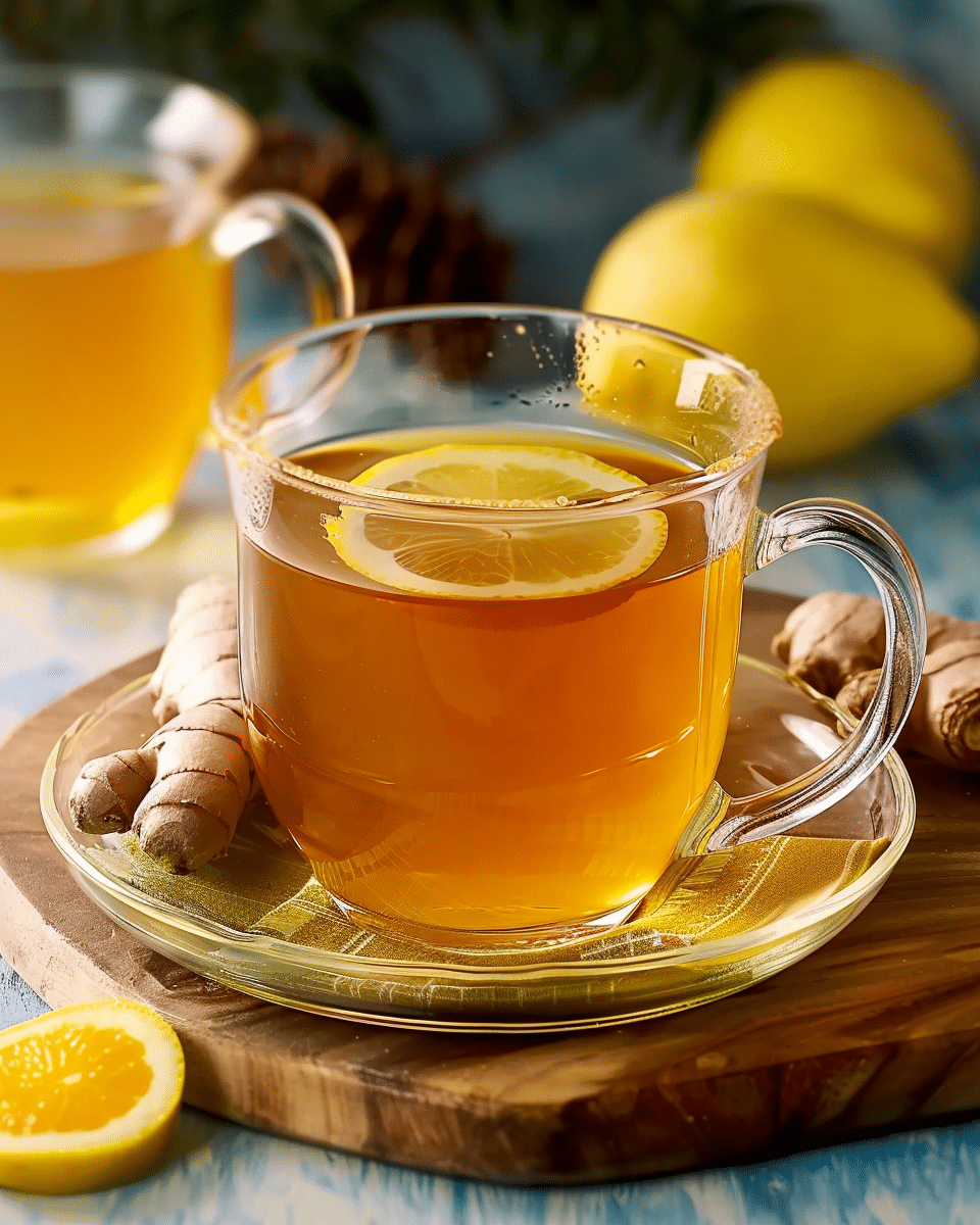 Ginger‑Turmeric Herbal Tea