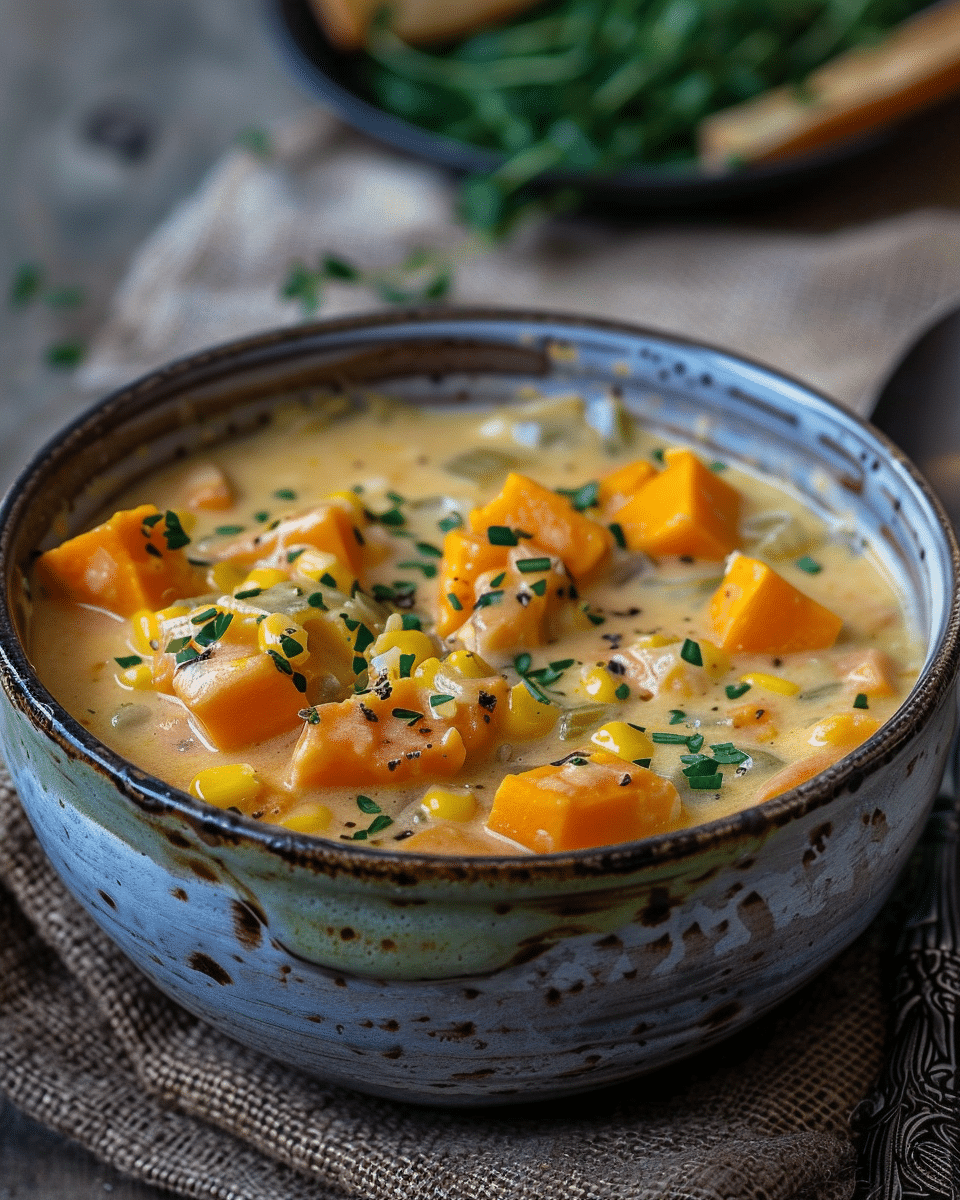 Sweet Potato Corn Chowder