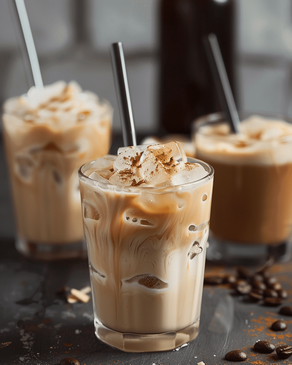 Iced Vanilla Almond Milk Latte