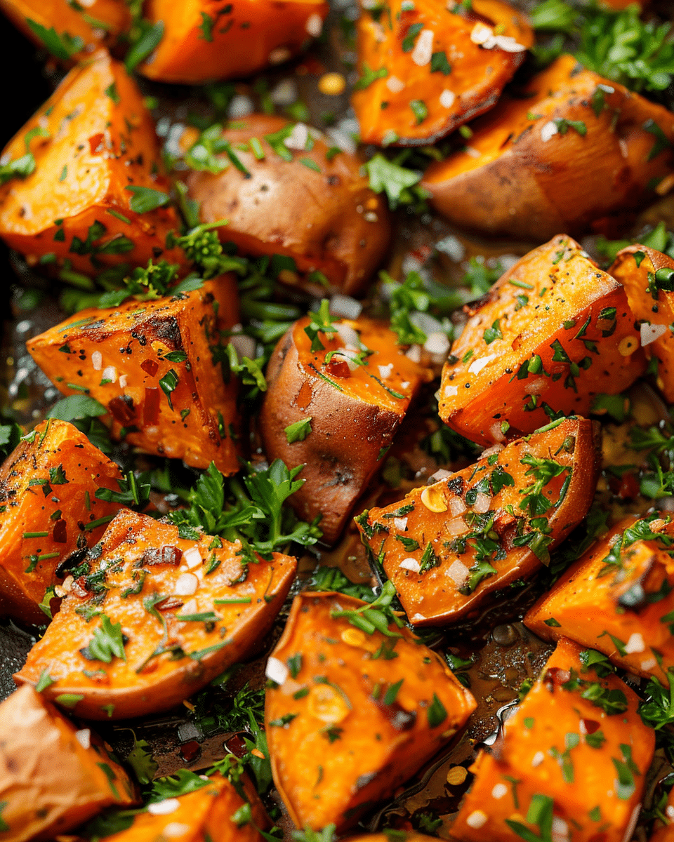 Herb Roasted Sweet Potatoes