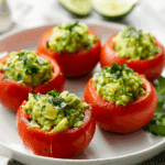 Guacamole Stuffed Tomatoes