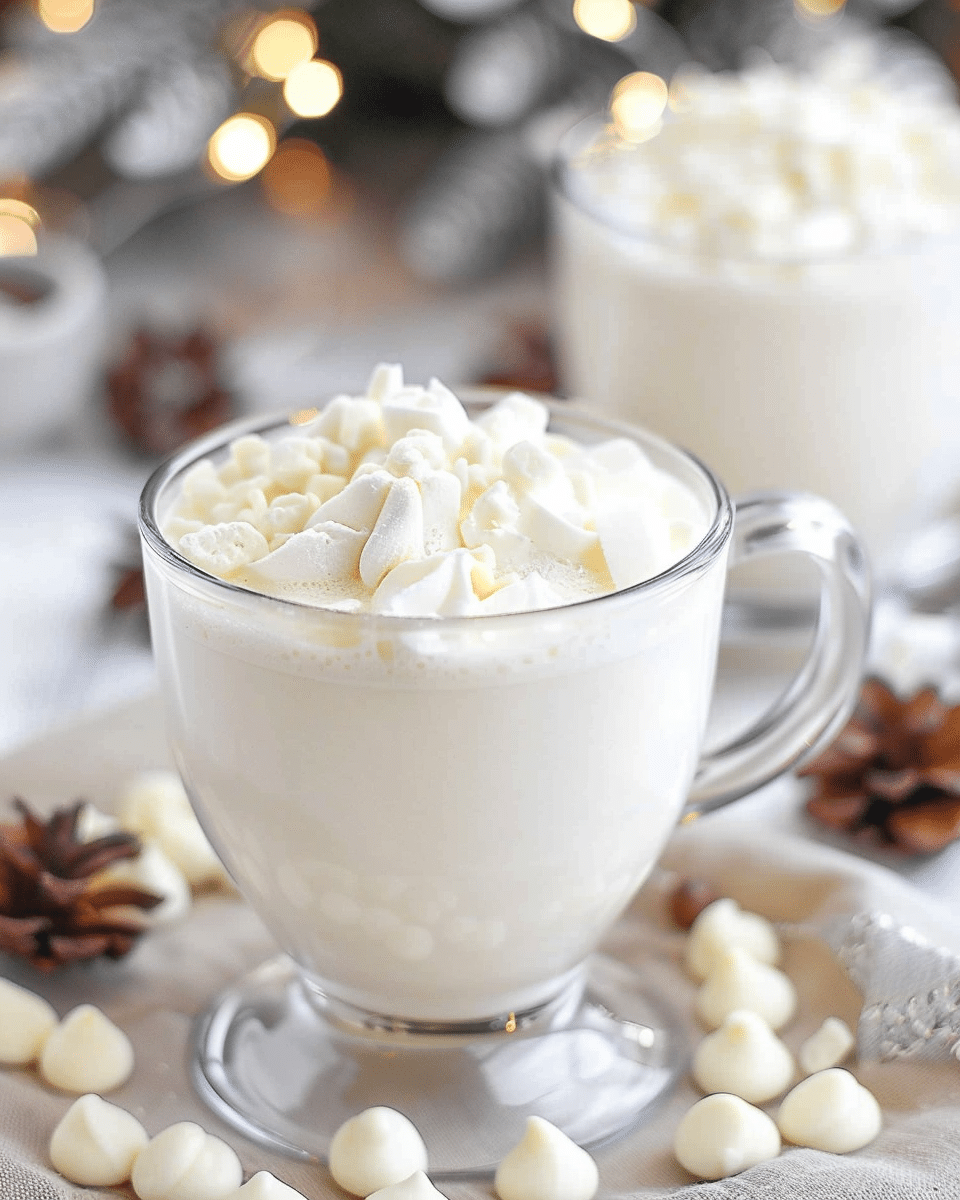 Homemade White Hot Chocolate