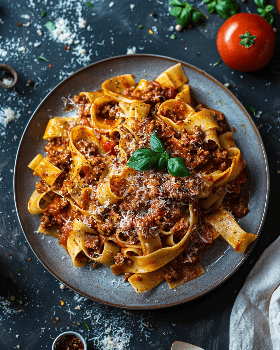 Authentic Pappardelle Bolognese (Ragù alla Bolognese)