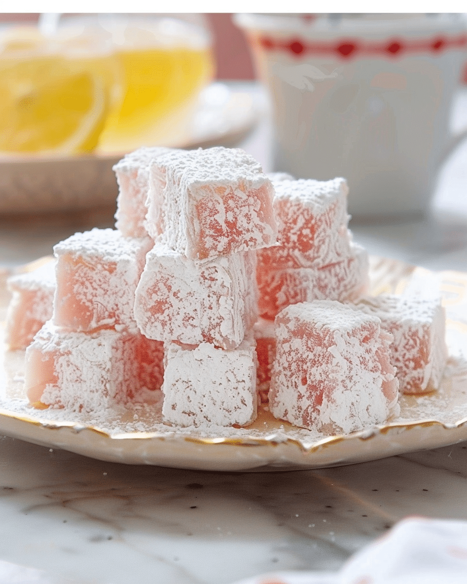 Turkish Delight Rose & Lemon — A Taste of Classic Treat