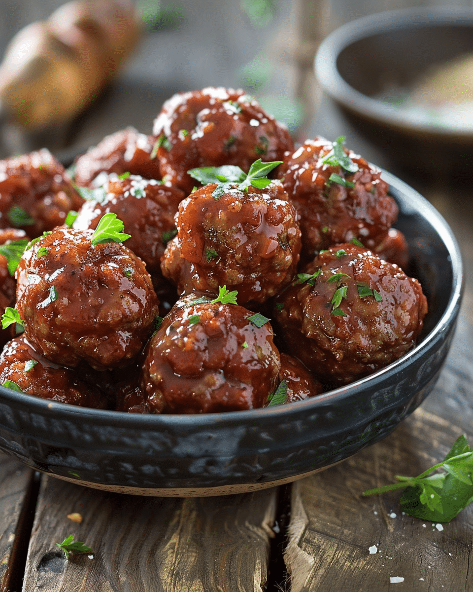 3‑Ingredient Cocktail Meatballs