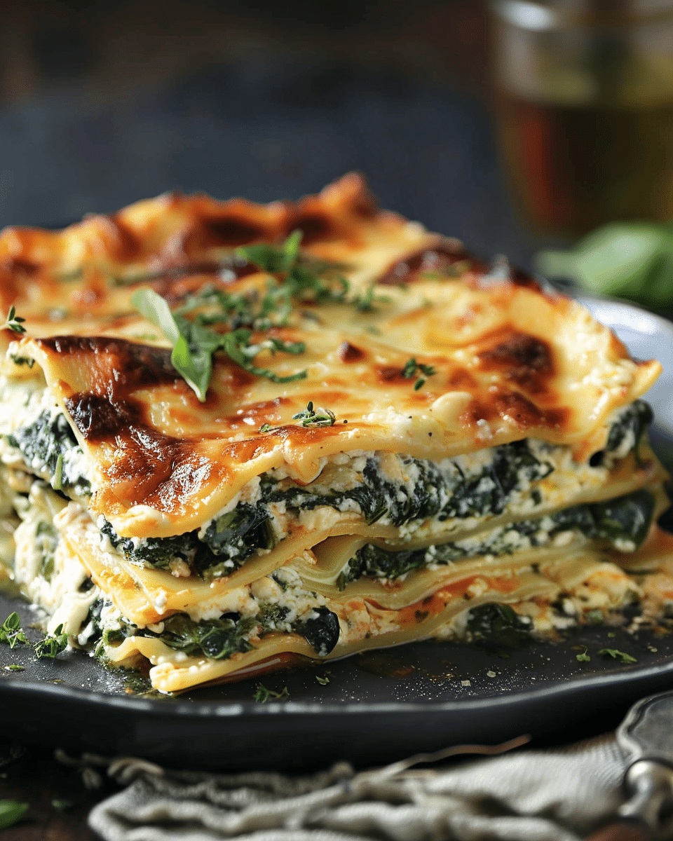 Classic Spinach Lasagna