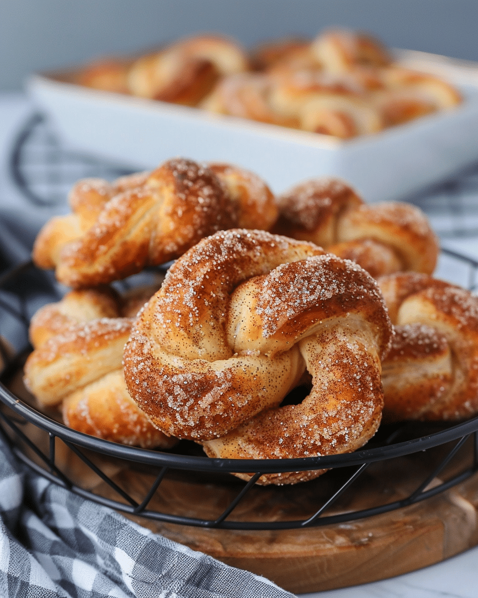 Vegan Cinnamon Sugar Knots Recipe