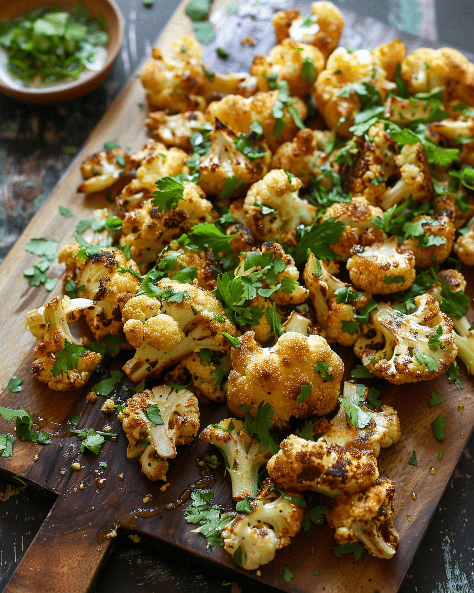 Moroccan Cauliflower with Tahini‑Honey