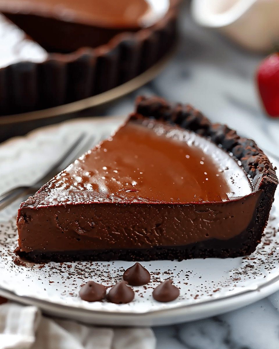 French Chocolate Flan