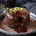 Pistachio Chocolate Lava Cakes