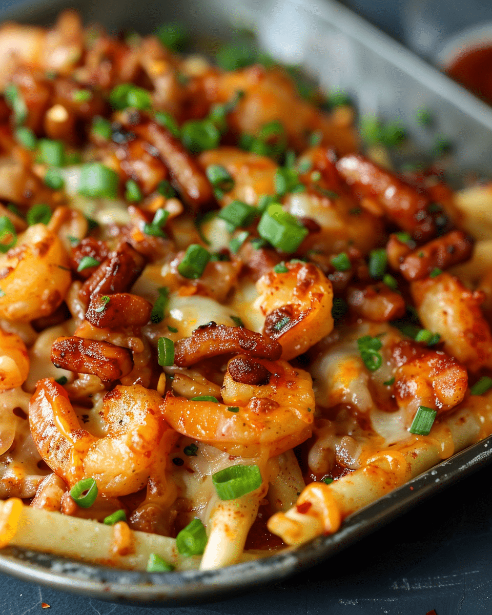 Cajun Mini Pizza Poutine