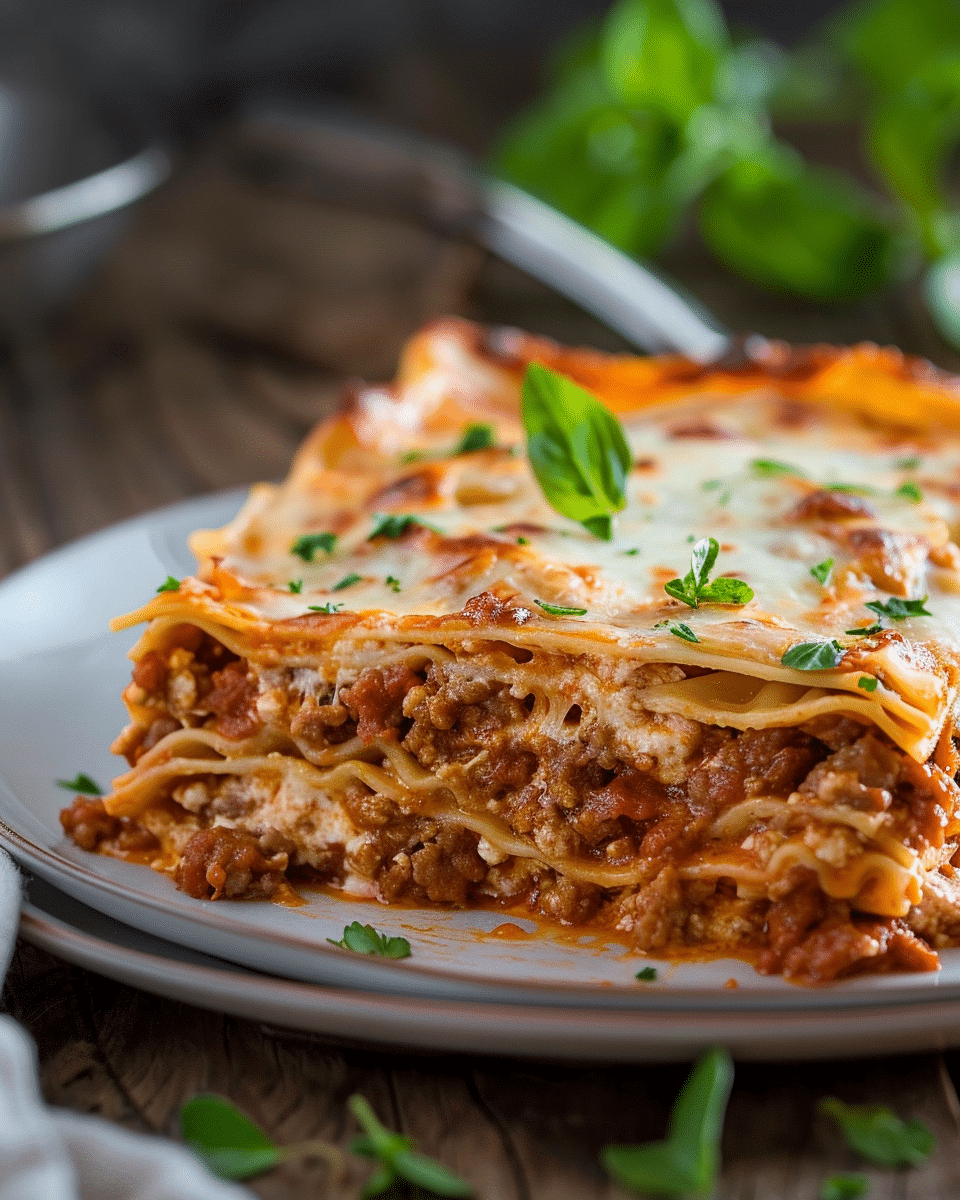 Sweet & Spicy Sausage Lasagna