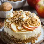 Best Apple Crisp Cheesecake