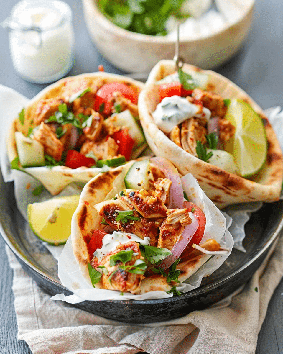 Mini Chicken Shawarma Cups