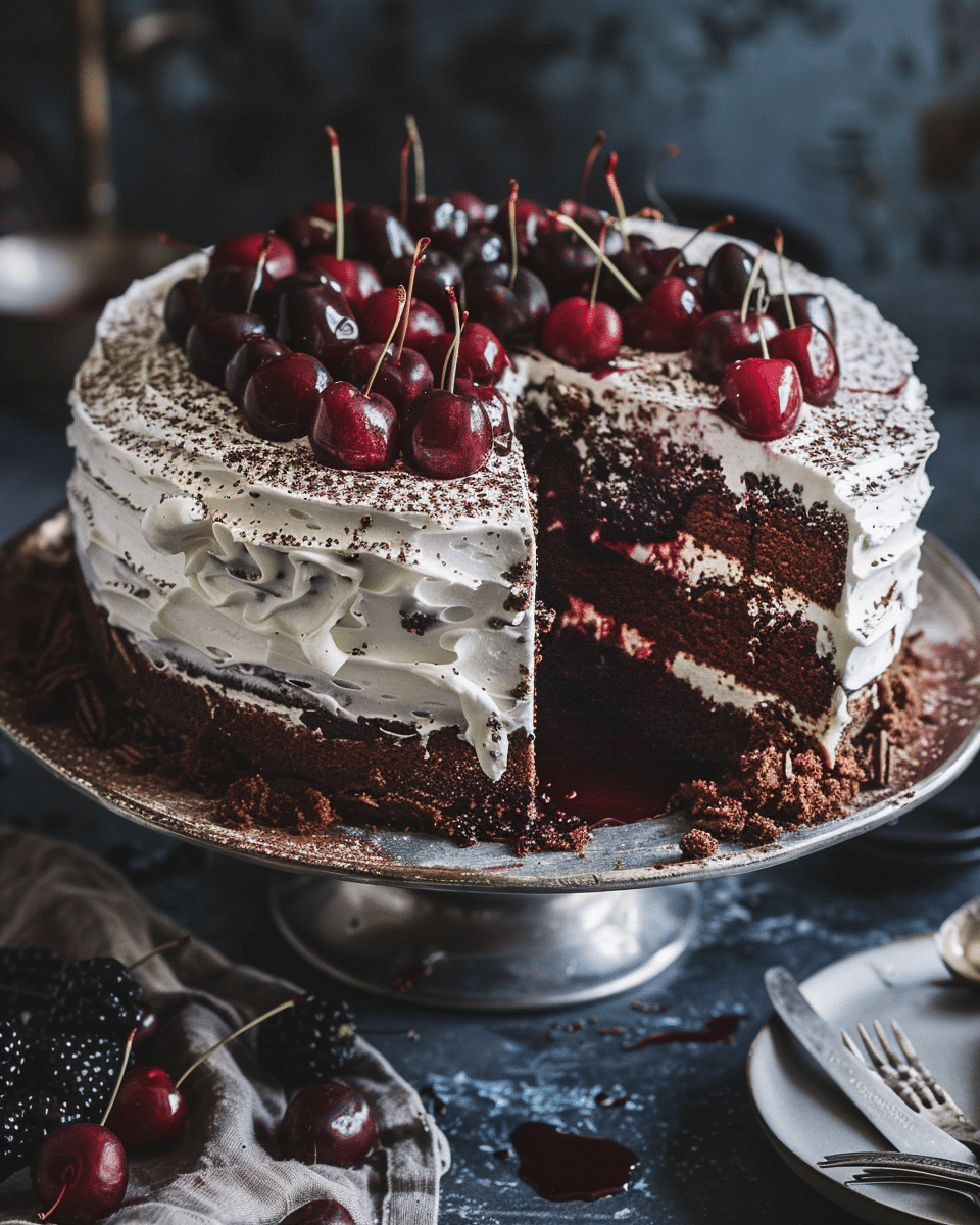 Black Forest Cake Schwarzw lder Kirschtorte Yum Family Recipes