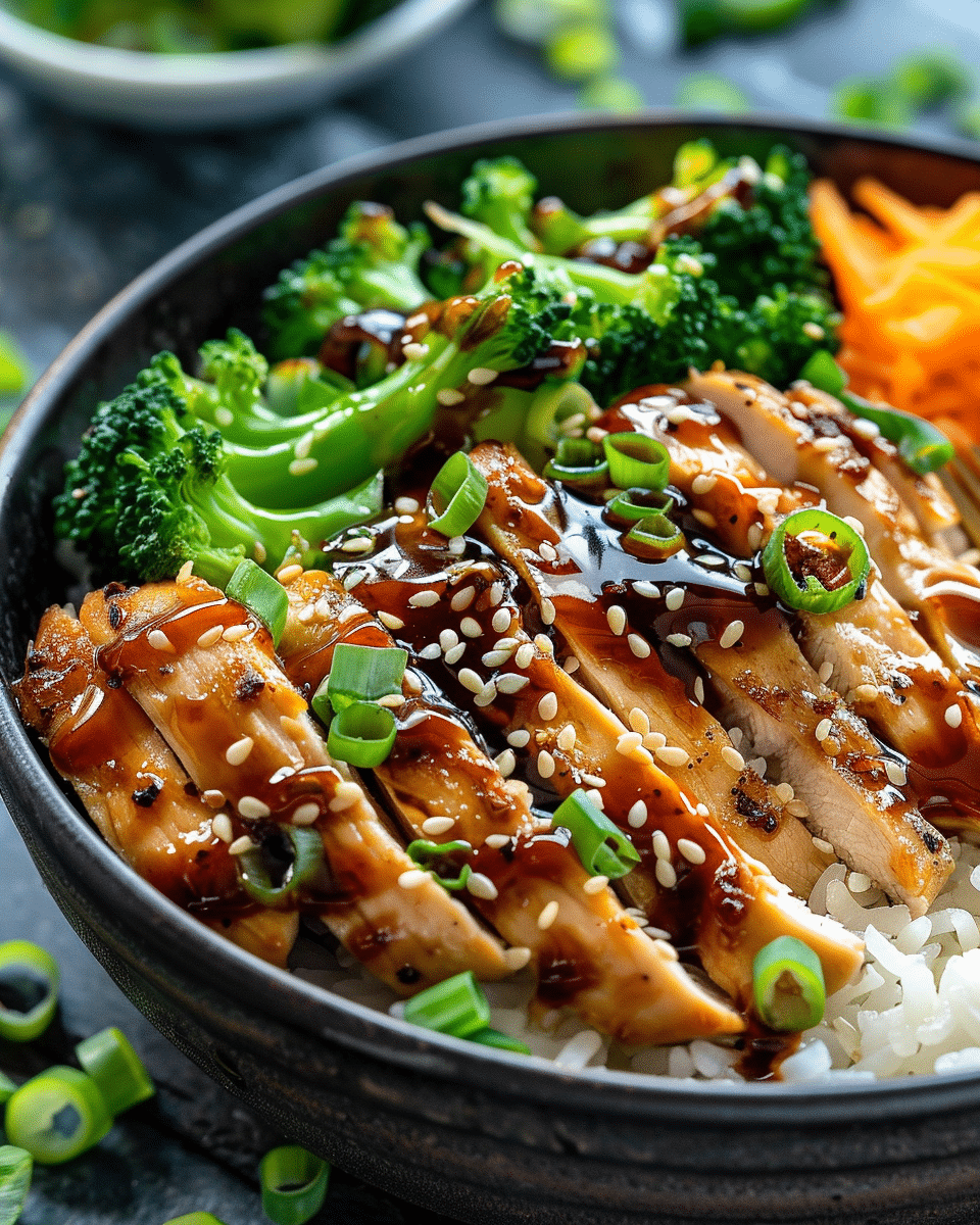 The Best Teriyaki Chicken Rice Bowl