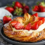 Strawberry Danish with Cream Cheese Recipe Delight