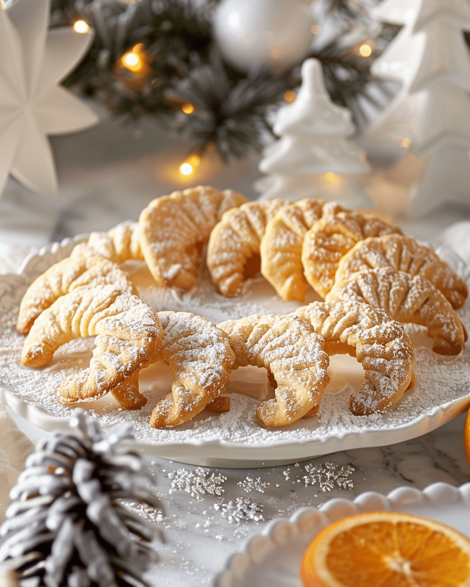 Mom’s Christmas Crescent Cookies