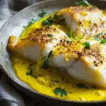 Coconut Saffron Poached Fish