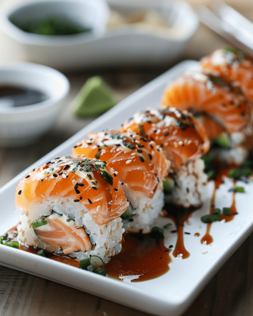Salmon Sushi Bake