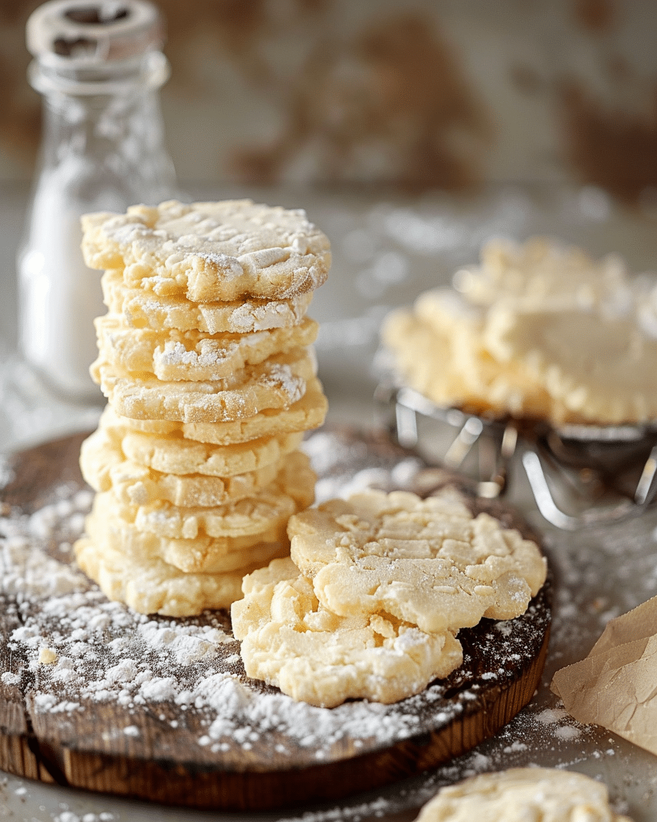 Whipped Shortbread Cookies