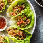 Korean Chicken Lettuce Wraps