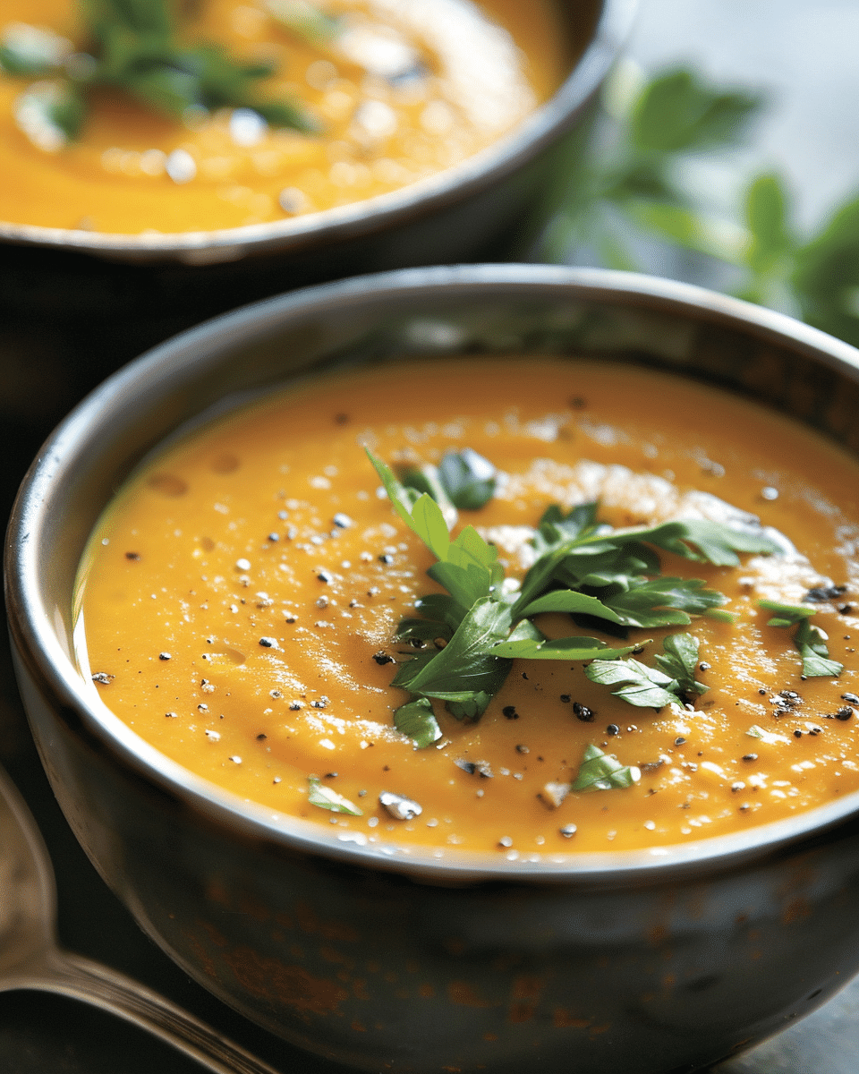 Creamy Roasted Veggie Soup