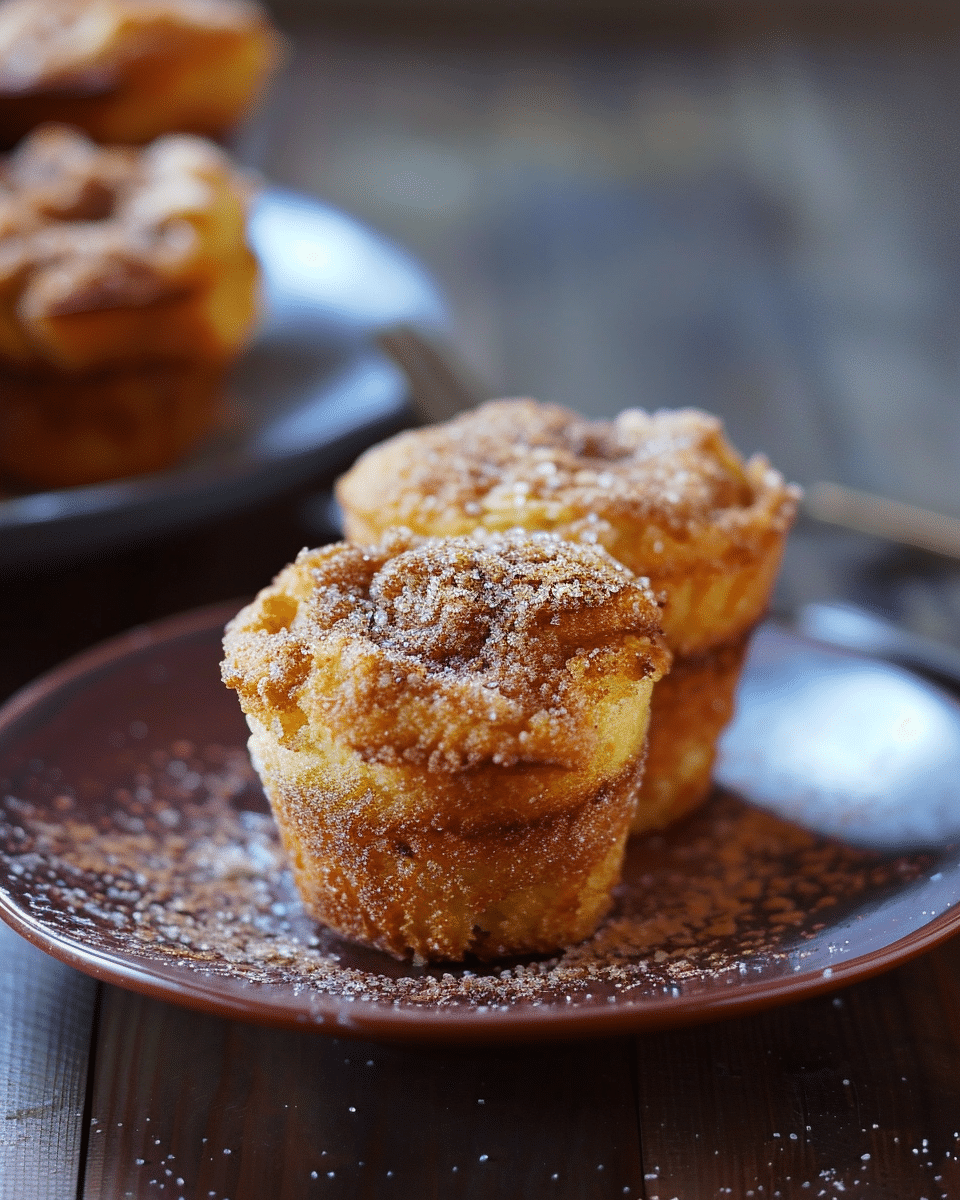 Cinnamon Sugar French Toast Muffins