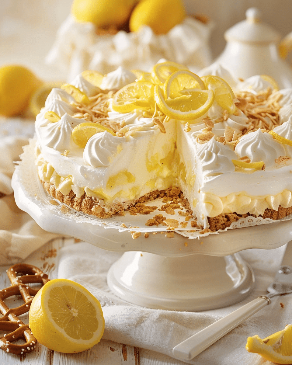 Best Lemon Pretzel Dessert
