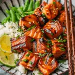 Teriyaki Salmon Bites
