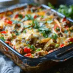 Ultimate Philly Cheesesteak Casserole