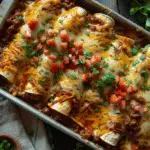 Pizza Enchiladas with Ground Beef