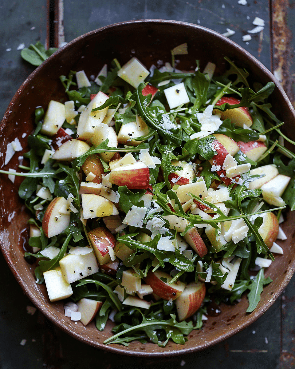 Arugula Salad with Manchego and Apples