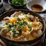 Oyakodon (Japanese Chicken and Egg Rice Bowl)