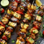 Ultimate Tropical Grilled Pineapple Chicken Kebabs