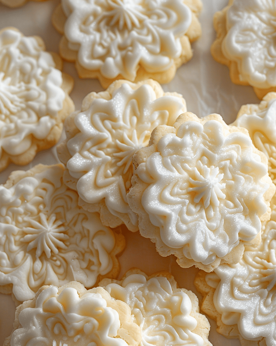 Whipped Shortbread Cookies