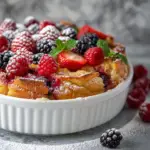 Triple Berry French Toast Casserole