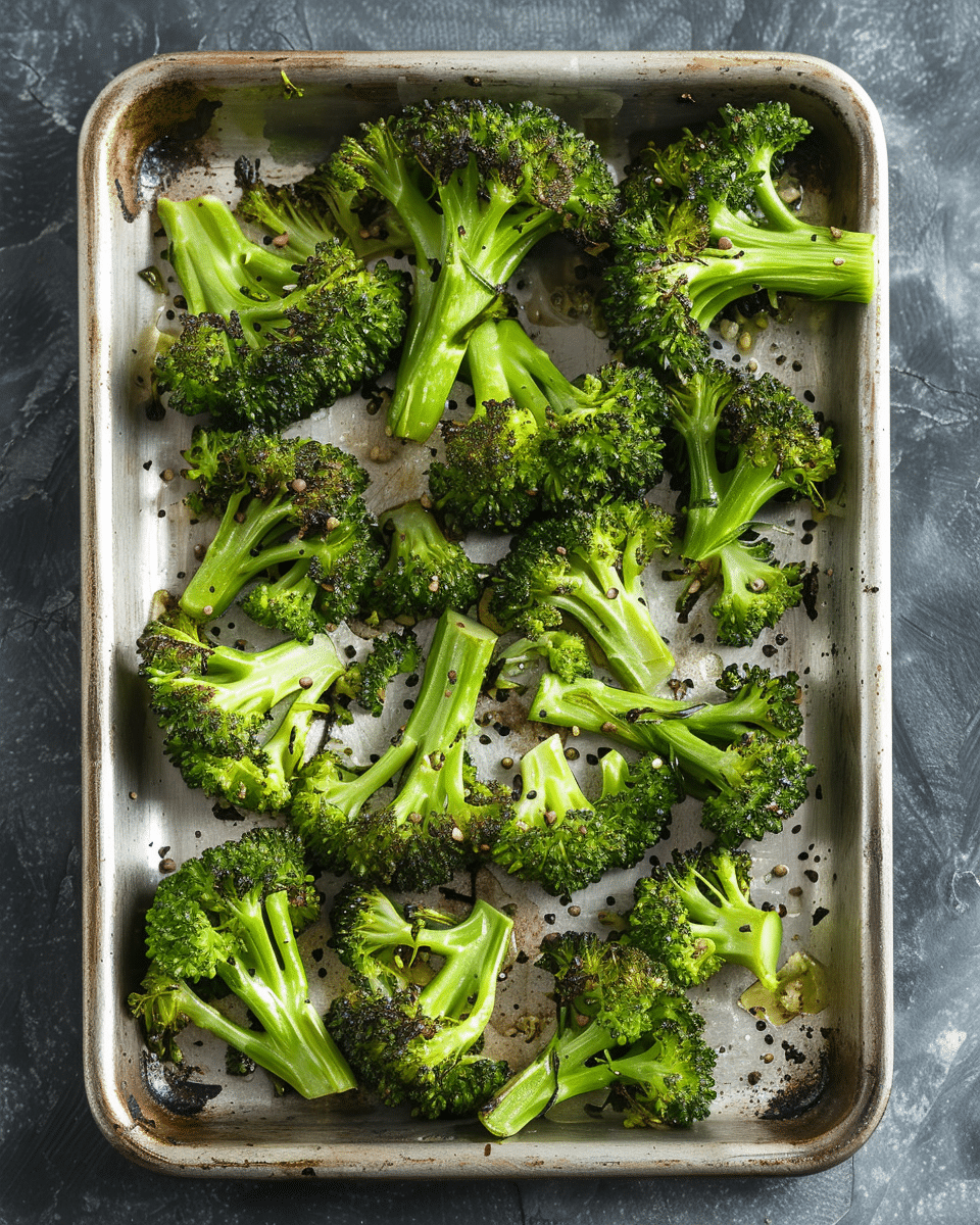 Seared Broccoli (Mediterranean‑Inspired)