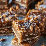 Quick No‑Bake Salted Caramel Pretzel Bars