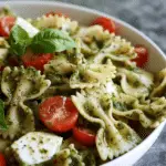 Irresistibly Fresh Pesto Caprese Pasta Salad