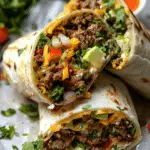 Best Nacho Cheese Beef Wrap